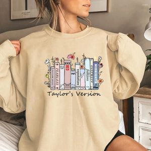 Erkek Hoodies Retro Taylor'ın Versiyonu Sweatshirt Eras Tour 2024 Hoodie Müzik Albümü Midnights Jumper Taylor Hayranları Crewneck Sweatshirts