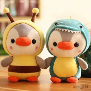 Doldurulmuş Peluş Hayvanlar Sevimli Penguen Bebek Peluş Oyuncak Küçük Penguen Dinozor Kurbağa Bebek Plushie Doldurulmuş Oyuncaklar En İyi Çocuk Oyuncak Hediyeleri