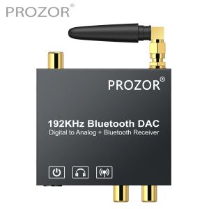 Преобразователь Prozor Bluetooth 5.0 приемник DAC DIGAL в аналоговый аудио преобразователь адаптер коаксиальный ToSlink для стерео L/R RCA с выключателем питания