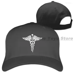 Ball Caps Vintage Caduceus Символ - медсестры врачи Medic Healthcare Baseball Cap Men Women Trucker Hats Регулируйте