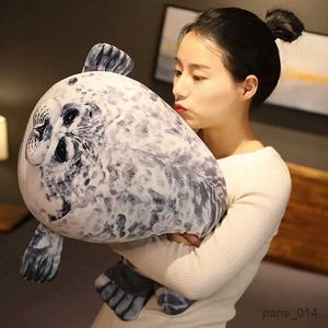 Фаршированные плюшевые животные смоделировать подушку Seal Pillow Popult Soft Seal Coll Trablemorative Plush Toy Dietrens Hittleding Gitled Gift Gift