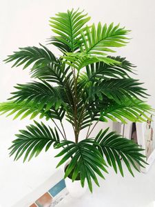 1pc 24 листья искусственное растение тропическое гибискусное дерево Внутреннее декоративное зеленая ветвь Букет листва дома украшение 240425