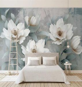 Duvarlar için Çiçek Duvar Kağıdı Retro Basit Kabartmalı Çiçek En sevdiğiniz premium atmosferik iç dekorasyon duvar kağıdı8423420