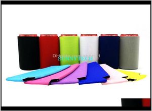 Другие кухонные инструменты Blank Neoprene Can Call Holder Foldable Stubby Holders Skinny Beer Cooler мешки для 12 унций Slim Energy Drink P3HM7572057