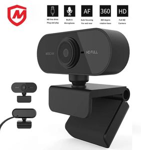 1080p Full HD USB Bilgisayar Webcam Dahili Mikrofon Ağı Yayın İnternet Ünlü Webcamera PC Kamera Canlı Konferansı5570353