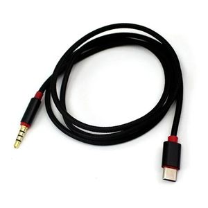 2024 1M Type-C до 3,5 мм аудио кабеля Aux Car Radio Cable для Huawei iPad Audio Hearset Car Disceer Aux Adapter Cable для Samsung S9 For Samsung S9 Aux Adapter