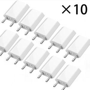 Chargers 10pcs/Lot USB şarj cihazı 5V 1A AC Duvar USB iPhone 5s 5s 5c 6 6s 7 için ev seyahat güç adaptörü iPhone USB şarj cihazı AB fişi için