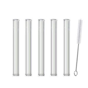 4.0 inç Cam Tüpler Yeniden Kullanılabilir Cam Pipetler Sigara Boru 12 Mm OD 2 MM ID DUVAR PYREX CAM ARTA DIY Aksesuarları İçin Açık Tüp 20 PC ÜCRETSİZ Fırça