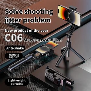 Sticks fgclsy 2024 Akıllı telefon için yeni el gimbal stabilizatör en iyi kablosuz bluetooth selfie sopa tripod xiaomi iPhone telefon için