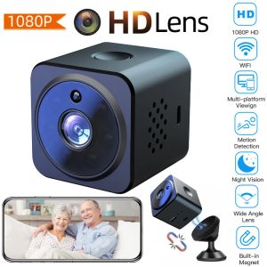 Kameralar 2022 Yeni HD WiFi Mini Kamera Çift Voice Intercom Uzak Night Vision DV Güvenlik Kameralar Ses Kaydedici Manyetik Çekim Cam