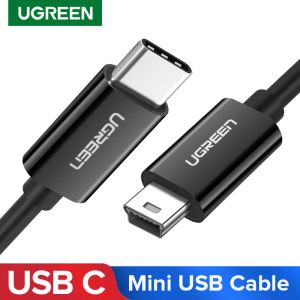 Аксессуары Ugreen USB C к мини -USB Cable Thunderbolt 3 Mini USB Type C Adapter для Macbook Pro Mp3 -плеер цифровой кабель HDD кабель HDD