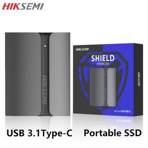 HiKsemi% 100 taşınabilir sabit disk sürücü 320gb 512MBS harici sabit sürücü USB 3.1 Dizüstü bilgisayar masaüstü için Tip-C 1TB Katı Hal Diski 240415