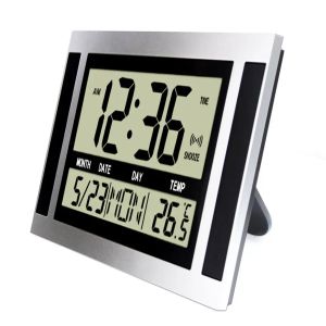 Relógios Hot 2024 Novo relógio de parede digital LCD Big número de tempo Table Clock de design moderno de design de design com calendário do termômetro