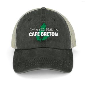 Ball Caps Bold Я большой сделку в дизайне Кейп -Бретона для людей, которые любят ковбойскую шляпу Sun Cap