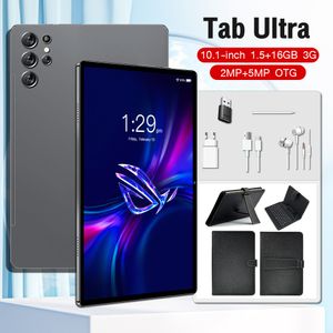 10.1 inç Pad Ultra Öğrenme Tablet PC Android 7.0 1.5GB RAM 16GB ROM 1280X800 HD Ekran Çift Kamera Çift Sim Bekleme 3G WiFi Destek Yüz Tanıma Telefon Arama