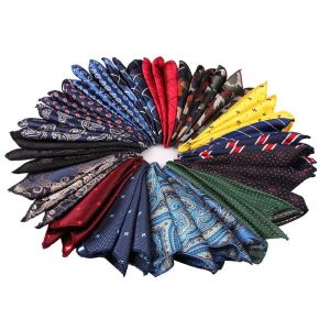 Повседневные мужчины Pocket Square Hanky для мужчин клетчат