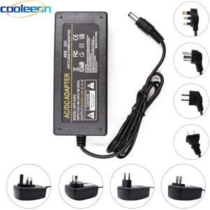 Зарядные устройства 100265V AC DC 5V 12V 24V Адаптер питания Adapter 1A 2A 3A 4A 5A 6A 10A 10A Transformer LED Driver UK AU US EU Converter