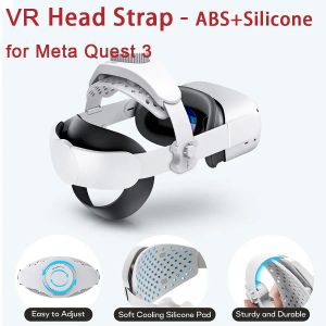 Gözlük Q3 Meta Quest 3 Silikon Kapak Yüzü Kapak VR Kask Kulaklığı Antiscratch Koruma Korusu Görev 3 Aksesuarlar