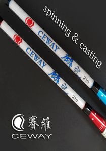 Ceway karbon fiber deniz botu olta çubukları hafif direkler mh eğirme jig çubuk 21m yılan başı balık jigging sert güçlü kutup 201645489