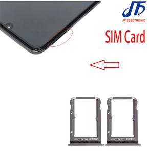 Tepsiler 20pcs Tek SIM SD Kart Tutucu MI 9SE 9T Pro Lite Okuyucu Yuvası Su Geçirmez Konteyner Adaptör Parçaları için Xiaomi için Değiştir