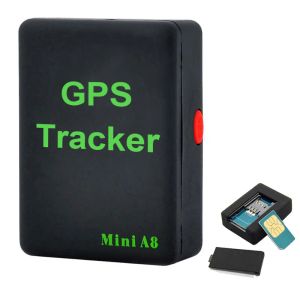 Aksesuarlar A8 GPS Tracker Locator Google Harita Gerçek Zamanlı Erkek Çocuk Pet Araba GSM GPRS LBS İzleme Sim Kart Bebek SOS Düğme Alarmı Çocuklar için