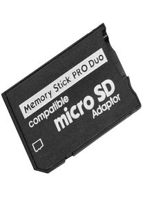 Micro SD - Memory Stick Pro Duo Adaptör Uyumlu MicroSD TF Dönüştürücü Micro SDHC - MS Pro Duo Memory Stick Reader Sony PSP4589423