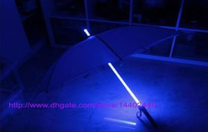 10pcslot Cool Blade Runner Light Saber LED Flaş Işık Şemsiye Gül Şişe Şişe Şemsiye El Feneri Gece Walkers3381348