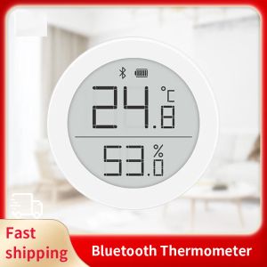 Контроль оригинального Qingping Bluetooth Thermometer Hygroter Homegometing Совместимый с детской температурой. Датчик влажности работы с приложением Mijia