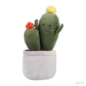 Фаршированные плюшевые животные кактусы плюшевые игрушка милый мягкий сад наслаждается плюшевая подушка творческая плюшевая растение