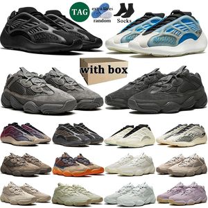 Kutu 500 Tasarımcı Koşu Ayakkabıları Erkek Kadınlar Alvah Azael Clay Brown Fayda Siyah Kemik Beyaz Kül Gri Allık Erkek Spor Eğitmeni Açık Hekimler