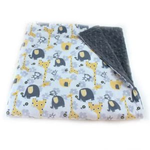 Наборы персонализированные детские одеяла мальчики для слонов одеяла дешевые флисовые мусорные одеяла мягкие малышки детские плюшевые броски жираф -кроватка кроватки