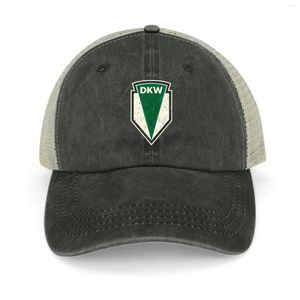 Top Caps DKW Vintage Otomatik Logo Kovboy Şapkası Askeri Taktik Kapa Güneş Cosplay Şapkaları Adam Kadınlar