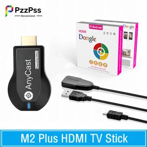 Stick 1080p M2 Plus HdmicomPatble TV Stick Wi -Fi -дисплей телевизионный ключ AnyCast DLNA Share Ecrem