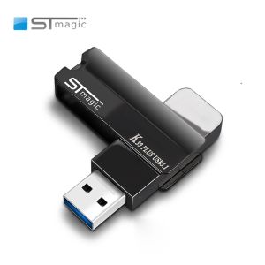 Antriebe STMAGIC EXTERNAL SSD USB3.1 64 GB USB -Flash -Laufwerk USB3.1 Hochgeschwindigkeit 440 MB/s 128 GB 256 GB Pendrive Solid State Drive Memory Stick