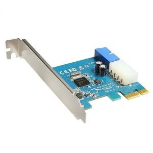 2024 Расширение PCI-E Внешнее по отношению к внутреннему 20PIN Header PCI PCI Express Card с 4PIN IDE Power Connector NEC720200 Chipfor NEC720200 Чип