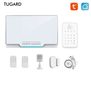 Module Tugard WiFi Security Alarm System Home Security Systems Kit mit drahtlosen feuerfesten Anti -Diebstahl -Alarmsensor für Tuya Smart Home
