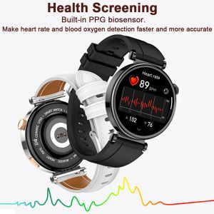 Новая женщина Smart Watch Gt4 Mini Bluetooth Talk NFC Smart Island 1.3 Screen Sports Health