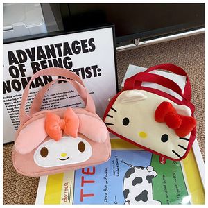 Аниме красная сумочка мультфильм девушки девчонки японская милая сумка для туалетных принадлежностей Портативная косметическая сумка холста