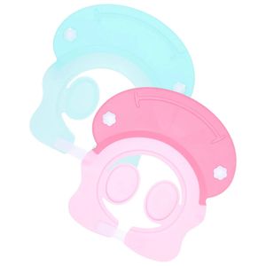 Bebek Duş Başlığını Toddler Saç Yıkama Kalkanı Şapka Kulak Kapakları Banyo Çocuk Bebekleri Banyo 240412