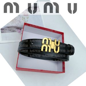 Miui Belt Designer Женский Mmiumiu Belt Официальный сайт 1: 1 Тот же высококачественный Cowhide Classic Gold Logo ПИСЬМА