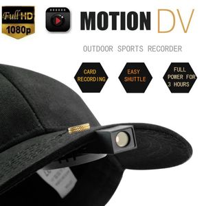 Açık hava koşu beyzbol şapkası ayarlanabilir golf güneş gorras ile 1080p spor dv dvr aksiyon kamera sürme balıkçılık spor şapkası kapak 240414