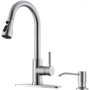 Sabun dağıtıcı ile musluk lavabo için mutfak musluk musluğu Kichen Acceesories Su Duvar Mikser Kiti fikstürü ev geliştirme