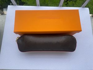 Designer de marca com letra escolar caneta bolsa de lápis Casos de bolsas de cosméticas compõem bolsas de armazenamento de maquiagem bolsas de moeda de bolsas de embreagem de chave de flor com caixa 4798