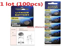 100pcs 1 lot CR1220 3V Lityum Li İyon Düğmesi Hücre Pil CR 1220 3 Volt Liion Coin Piller 6187974