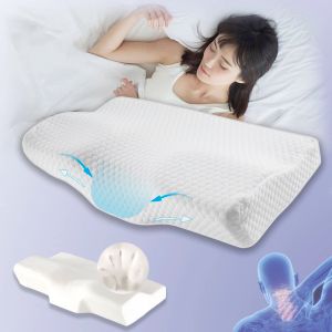 Подушка ортопедическая подушка память пена шейки подушка бабочка в форме релаксации мышцы шеи эргономичная подушка 50 см 60 см.