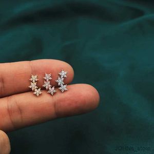 Dungle Chandelier 1pc Moda Altın /Gümüş Renk Minimal Kristal Yıldızlı Kulak Çabaları Küpe Kadınlar Kore Helix Saplamalar Tragus Kıkırdak Piercing Mücevherat