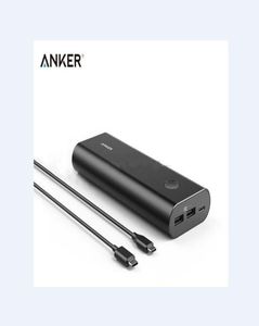 Anker Powercore 20100mh Power Bank Quick Fract 5V6A 30W Poweriq Actered Pack 24A PowerBank USB -зарядное устройство для таблеток телефона6670736