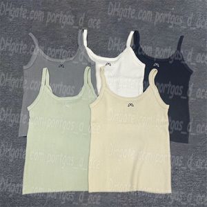 Women Summer Tanks Designer Strickweste Brand Tanktop Spring Ärmel und T -Shirt Klassische Mehrfachfarben Westen