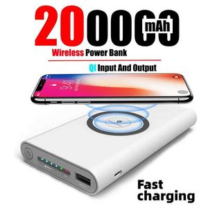 Силовая банка сотового телефона 50000MAH Power Pack Super Light емкость Universal Wireless Power Power Pack Ультратонкий портативный портативный