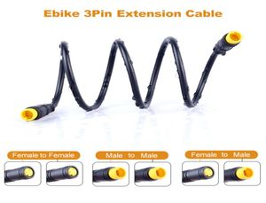 Электрический велосипед 3PIN Удлиненный кабель для батарного рычага датчика передачи пальца дроссельной заслонки дроссельная заслонка